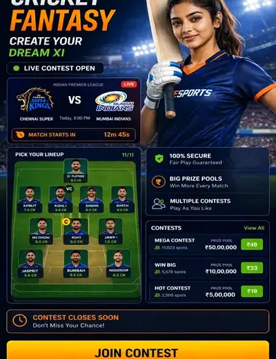 Palpite777 (palpite 777) fantasy cricket & matchday visual 3